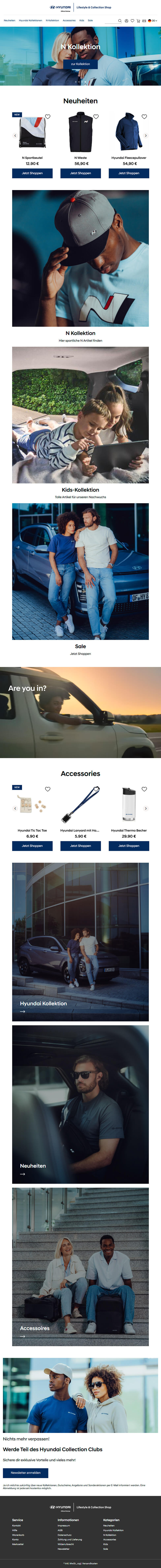 Hyundai Lifestyle & Collection Shop